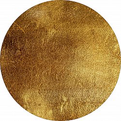 Rond vloerkleed - Malveira (guld)