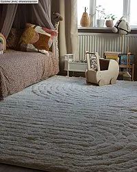 Hoogpolig vloerkleed - Evora (offwhite)