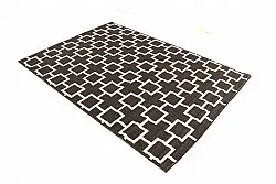 Vloerkleden voor binnen en buiten - Brussels Silver (zwart)