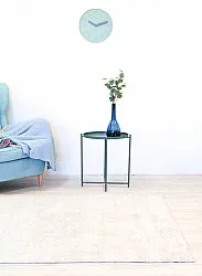 Bamboo silk-vloerkleed - Faliraki (lichtgrijs)
