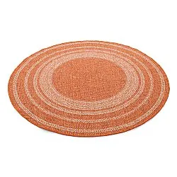 Rond vloerkleed - Indoor/Outdoor Angus (rood)