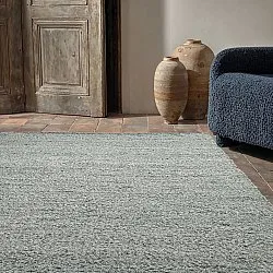 Vloerkleden voor binnen en buiten - Milford Wool Look (lichtblauw)