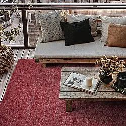 Vloerkleden voor binnen en buiten - Milford Wool Look (roze)
