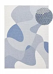 Vloerkleden voor binnen en buiten - utomhusmatta - Somerville (blauw)