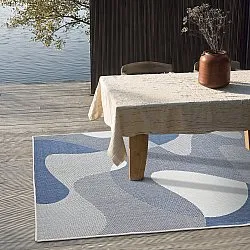 Vloerkleden voor binnen en buiten - utomhusmatta - Somerville (blauw)