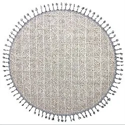 Ronde vloerkleden - Indoor/Outdoor Francisco (grijs)