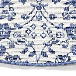 Rond vloerkleed - Brussels Ocean (blauw)