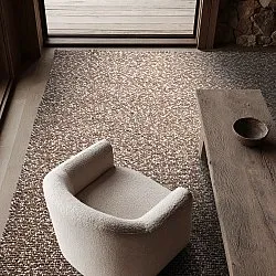 Vloerkleden voor binnen en buiten - Orta Wool Look (bruin)