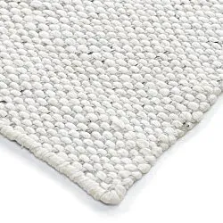 Vloerkleden voor binnen en buiten - Orta Wool Look (lichtgrijs)