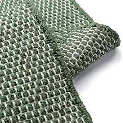 Vloerkleden voor binnen en buiten - Coastal Wool Look (groen/wit)