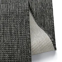 Vloerkleden voor binnen en buiten - Ragusa (zwart/crème)