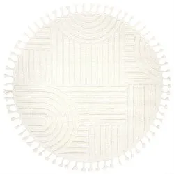 Ronde vloerkleden - Campbell (offwhite)