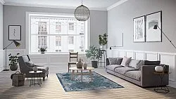 Wilton - Santi (blauw/beige)