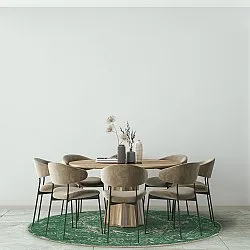 Rond vloerkleed - Lainey (groen)