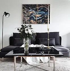 Hoogpolig vloerkleed - Frutillar (grijs)