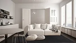 Sisal-vloerkleed - Agave (zwart)