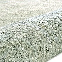 Rond jute vloerkleed - Amasia (grijs)