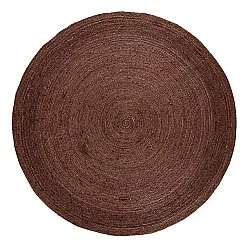 Rond jute vloerkleed - Amasia (koffie)