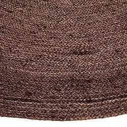 Rond jute vloerkleed - Amasia (koffie)