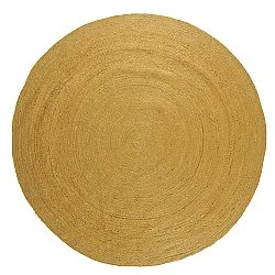 Rond jute vloerkleed - Amasia (oranje)
