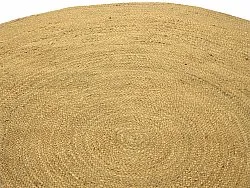 Rond jute vloerkleed - Amasia (oranje)