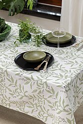 Katoenen tafelkleed - Katri (groen)