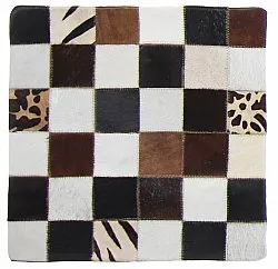 Koeienhuid-kussen (kussensloop) 45 x 45 cm