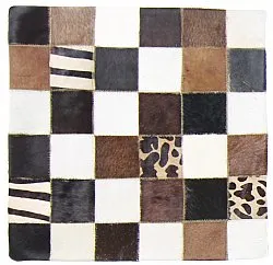 Koeienhuid-kussen (kussensloop) 45 x 45 cm
