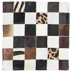 Koeienhuid-kussen (kussensloop) 45 x 45 cm