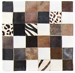 Koeienhuid-kussen (kussensloop) 45 x 45 cm