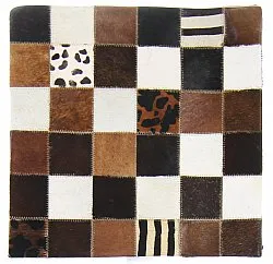 Koeienhuid-kussen (kussensloop) 45 x 45 cm