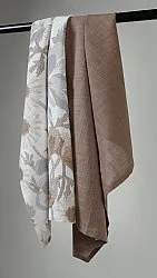 Keukenhanddoeken per twee verpakt - Serena (grijs/beige)