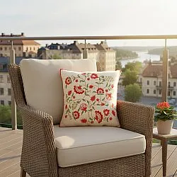 Kussensloop - Kalmar Embroidered Cushion Cover (multi)
