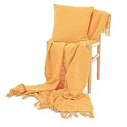 Kussensloop - Nalani cotton cushion cover (oranje)