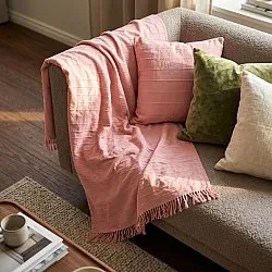 Dekens - Nalani cotton throw (roze)