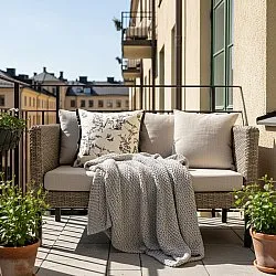 Kussensloop - Viborg Embroidered Cushion Cover (multi)