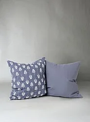 Kussensloop x 2 - Sari (blauw)