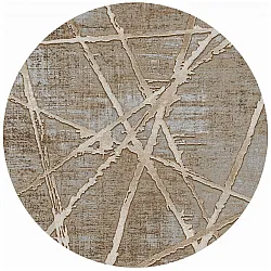Rond vloerkleed - Lagos (beige)