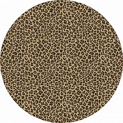 Ronde vloerkleden - Leopard (bruin)