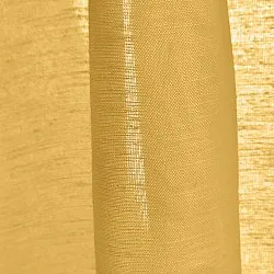 Gordijnen 2-pack - Linnenmix gordijn Lumira (oker)