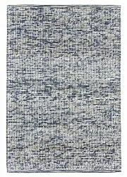 Wollen-vloerkleed - Luna (blauw)