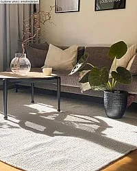 Wollen-vloerkleed - Otago (wit)