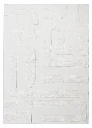 Hoogpolig vloerkleed - Alexa Natural Cotton Shaggy (offwhite)