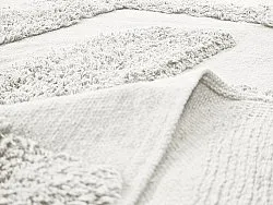 Ronde vloerkleden - Alexa Natural Cotton Shaggy (offwhite)