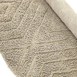 Ronde vloerkleden - Amberley Natural Cotton Shaggy (beige)