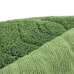 Ronde vloerkleden - Amberley Natural Cotton Shaggy (groente)
