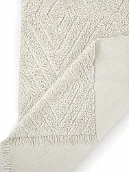 Hoogpolig vloerkleed - Amberley Natural Cotton Shaggy (gebroken wit)