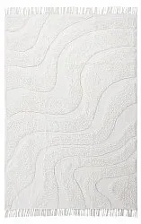 Hoogpolig vloerkleed - Bonnie Natural Cotton Shaggy (offwhite)