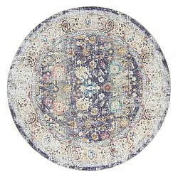 Rond vloerkleed - Bouhjar (blauw/multi)