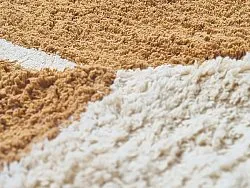 Ronde vloerkleden - Cervia Natural Cotton Shaggy (beige)